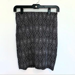 Topshop Black Sparkles Mini Skirt